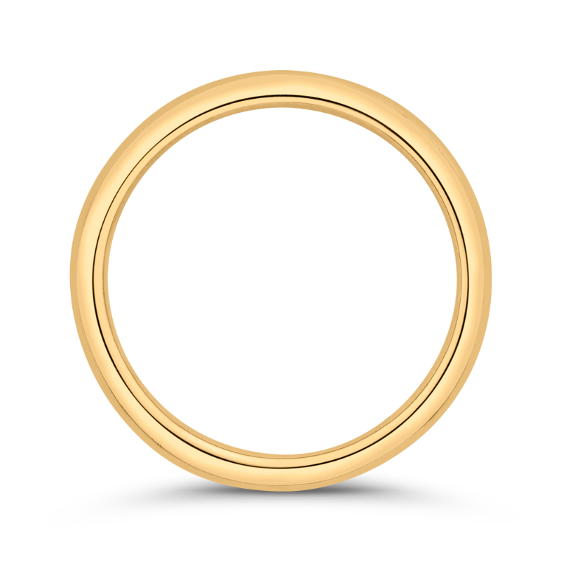 Plain Wedding Band in 14K Yellow Gold