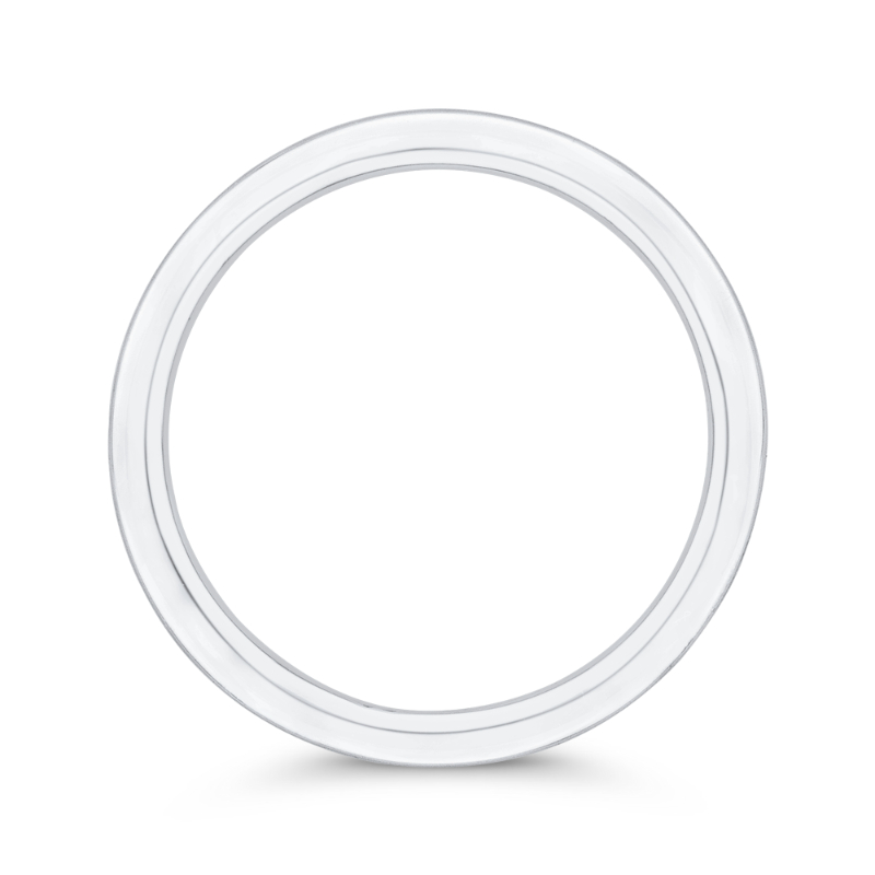 Plain Wedding Band in 14K White Gold