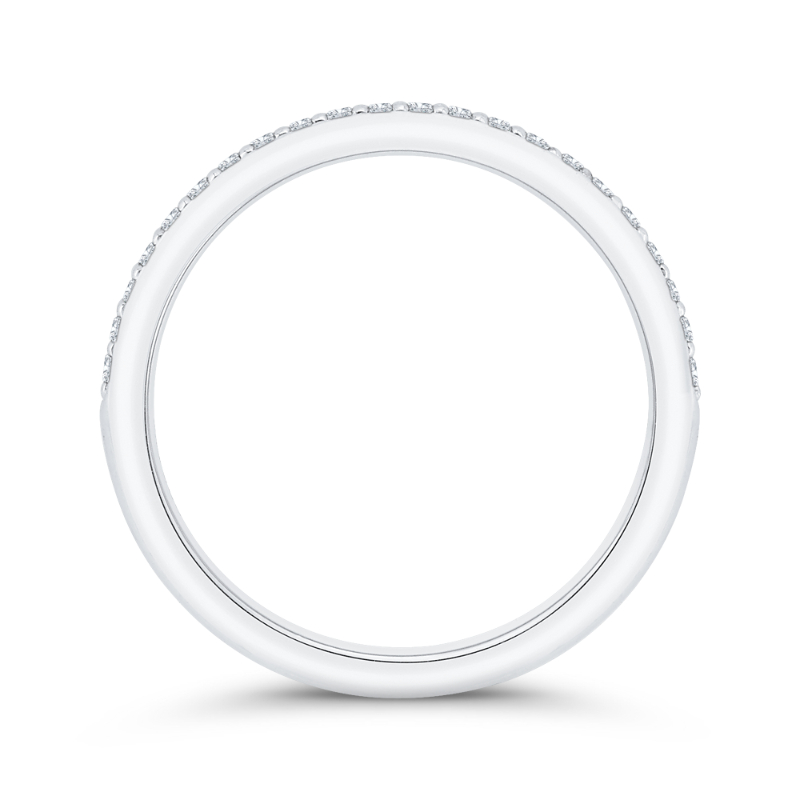 Diamond Wedding Band in 14K White Gold