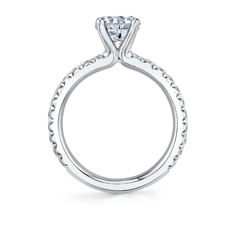 Round Cut Classic Engagement Ring - Vanessa