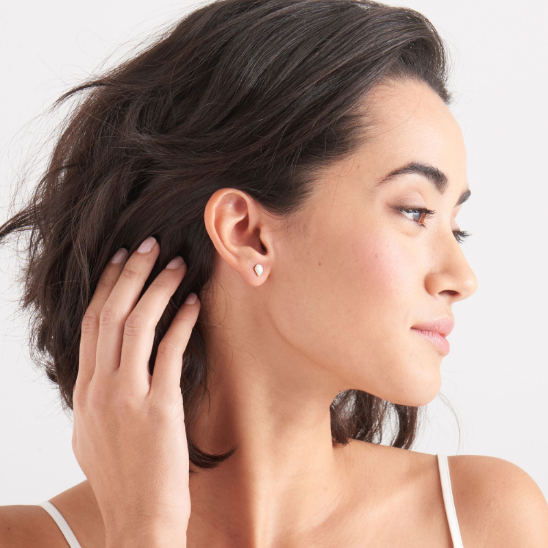 Opal Colour Stud Earrings