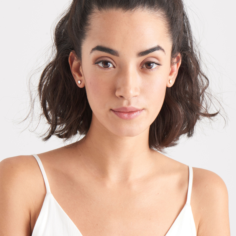Mother Of Pearl Stud Earrings