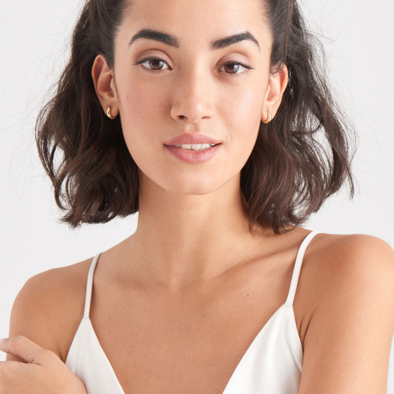 Luxe Huggie Hoop Earrings