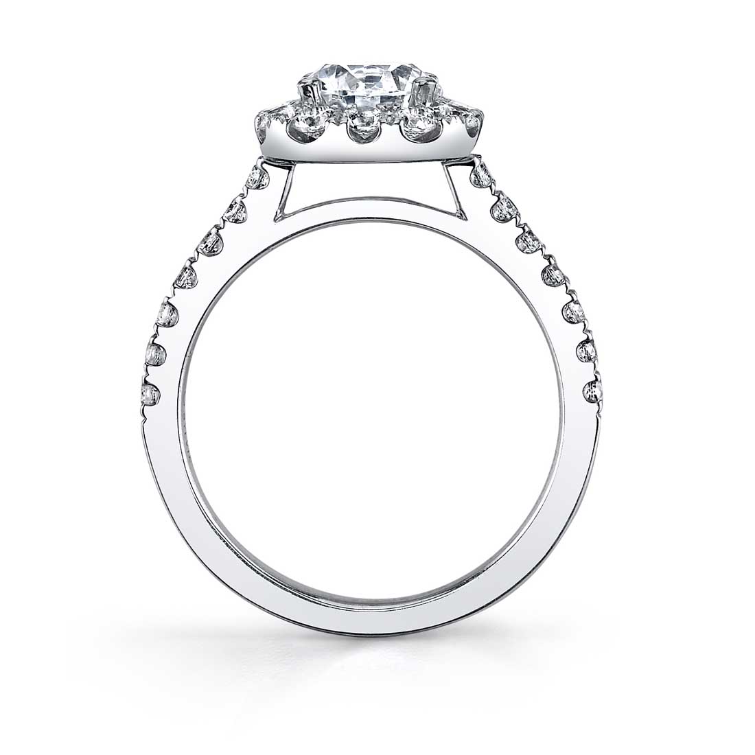Emerald Cut Classic Halo Engagement Ring - Jacalyn