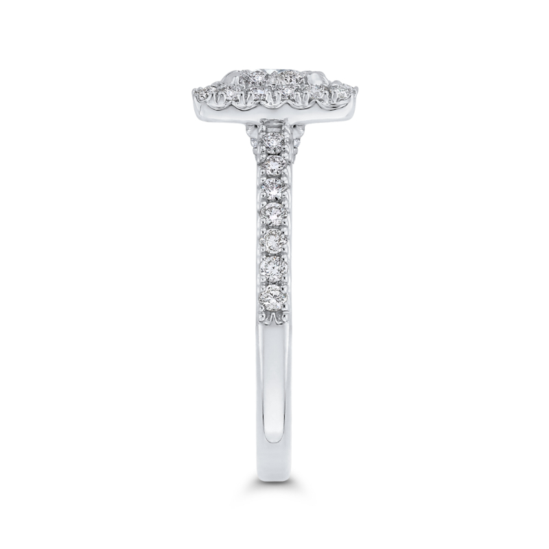 Diamond Engagement Ring in 14K White Gold