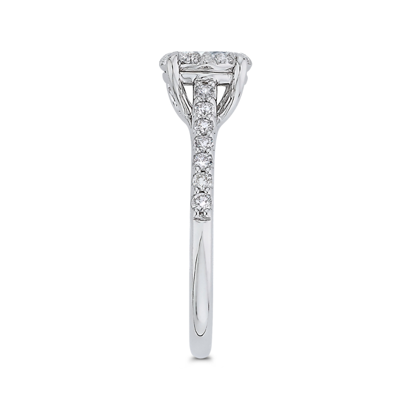 Diamond Engagement Ring in 14K White Gold
