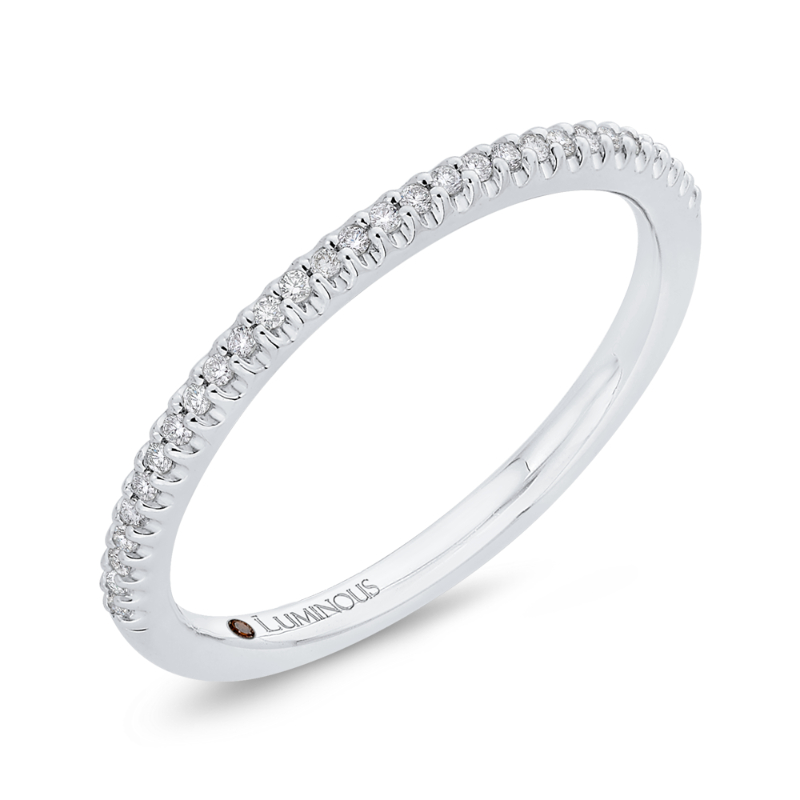 Diamond Half-Eternity Wedding Band in 14K White Gold