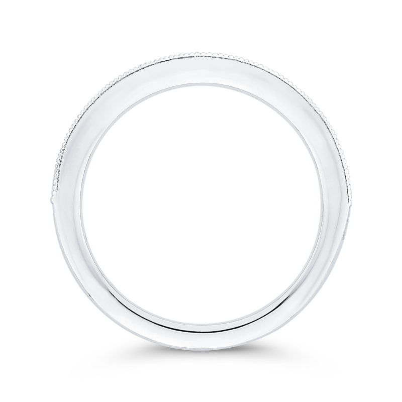 Diamond Half-Eternity Wedding Band in 14K White Gold