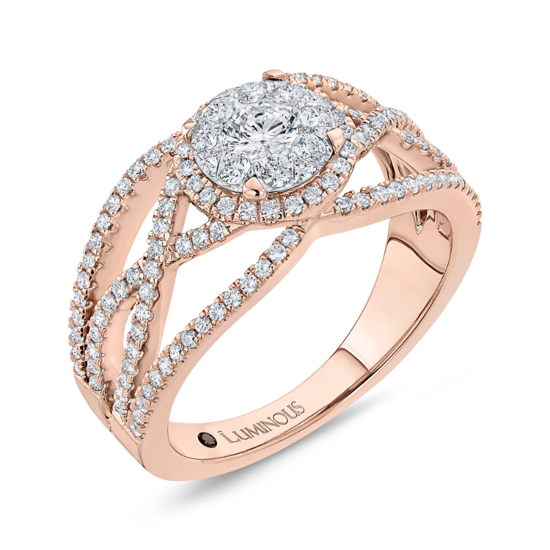 Diamond Fashion Ring in 14K Two Tone Gold