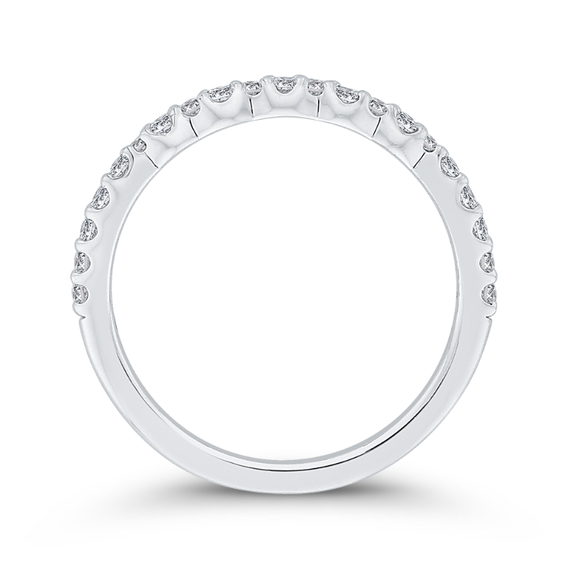 Diamond Wedding Band in 14K White Gold