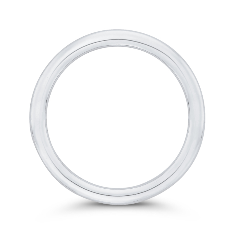 Plain Wedding Band in 14K White Gold