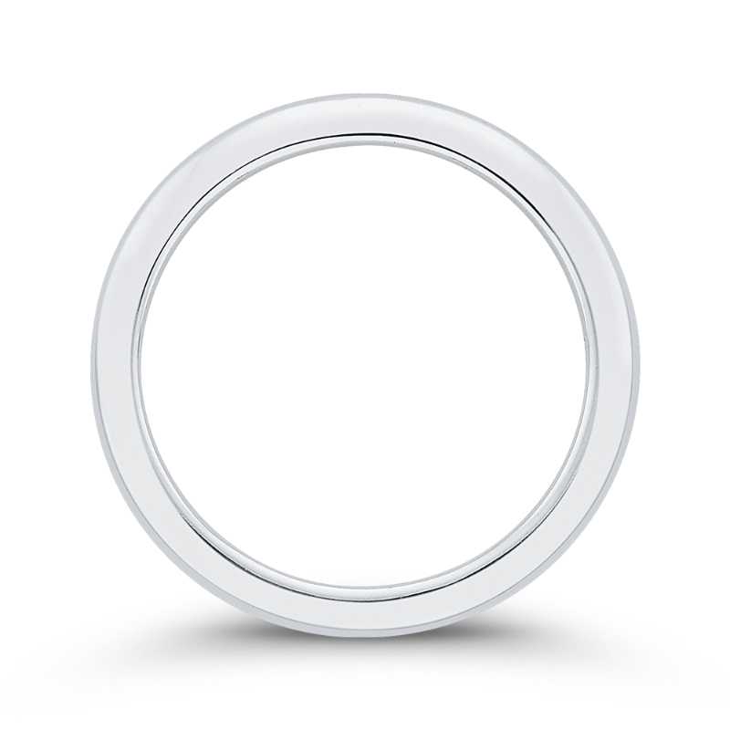 Plain Wedding Band in 14K White Gold
