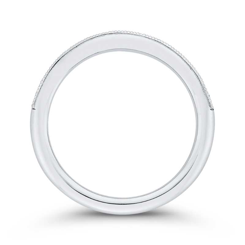 Diamond Half-Eternity Wedding Band in 14K White Gold