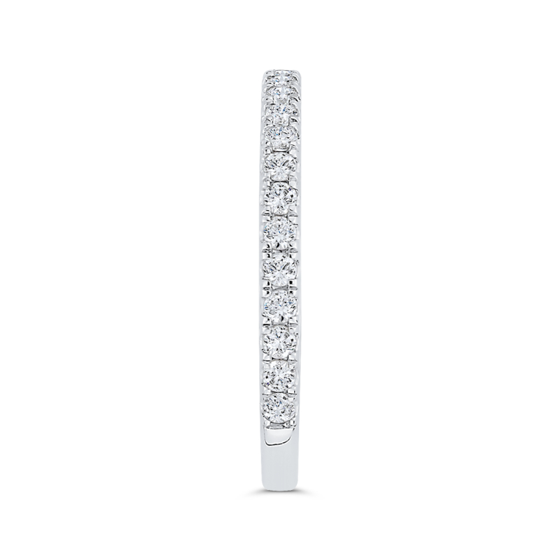 Diamond Wedding Band in 14K White Gold