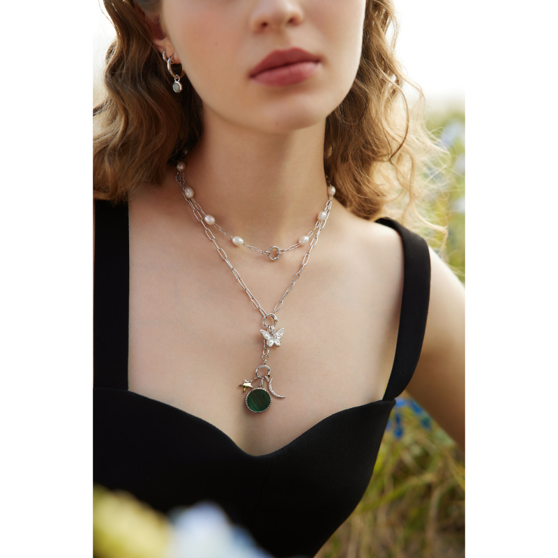 Silver Sunshine Charm