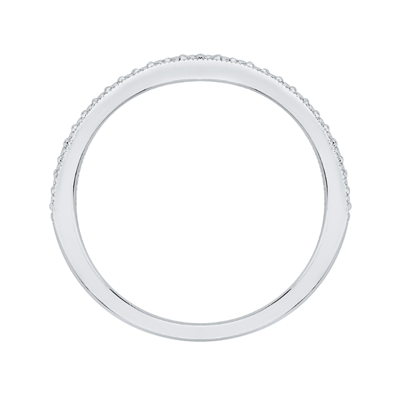 Diamond Wedding Band in 14K White Gold