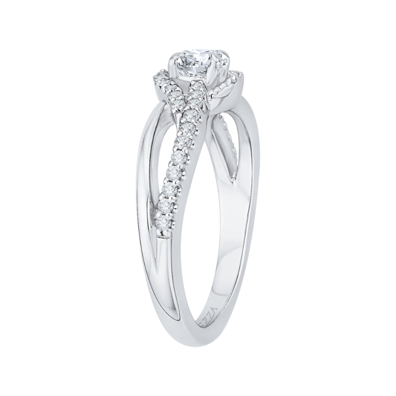 Diamond Engagement Ring in 14K White Gold