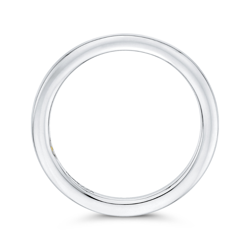 Plain Wedding Band in 14K White Gold