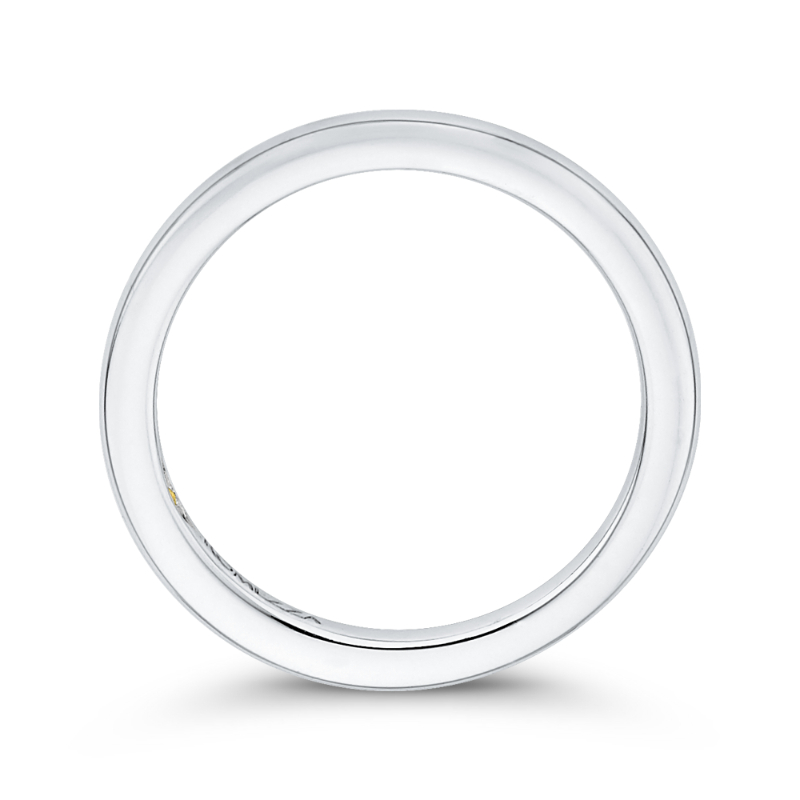Plain Wedding Band in 14K White Gold