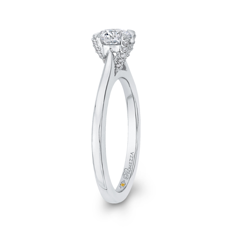 Diamond Engagement Ring in 14K White Gold