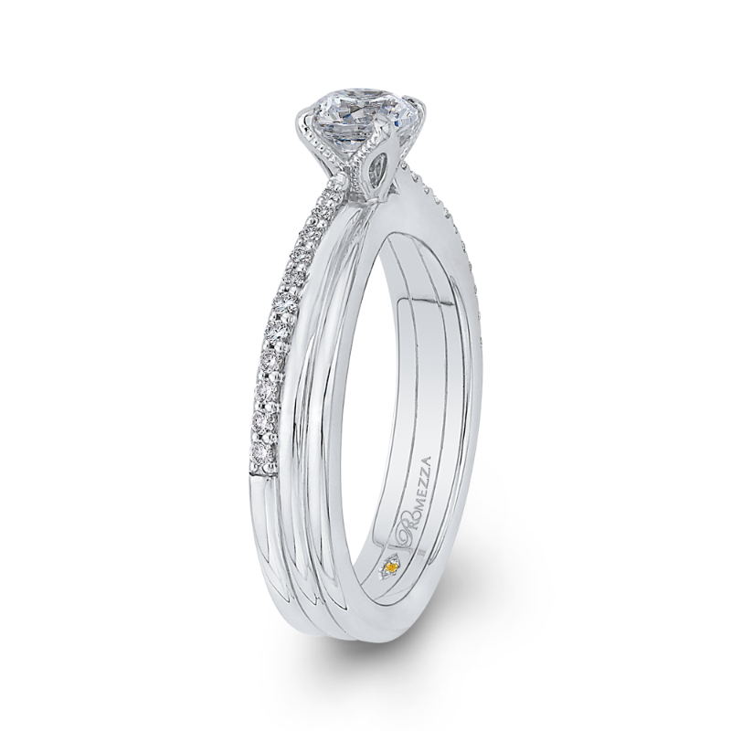 Diamond Engagement Ring in 14K White Gold