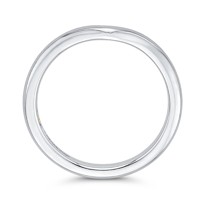 Plain Wedding Band in 14K White Gold