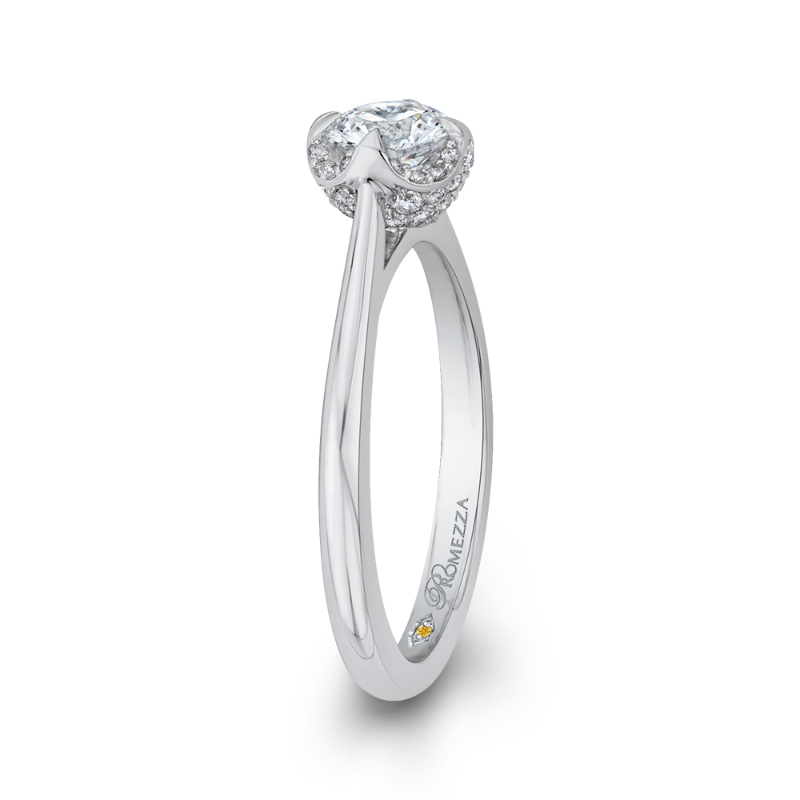 Diamond Engagement Ring in 14K White Gold