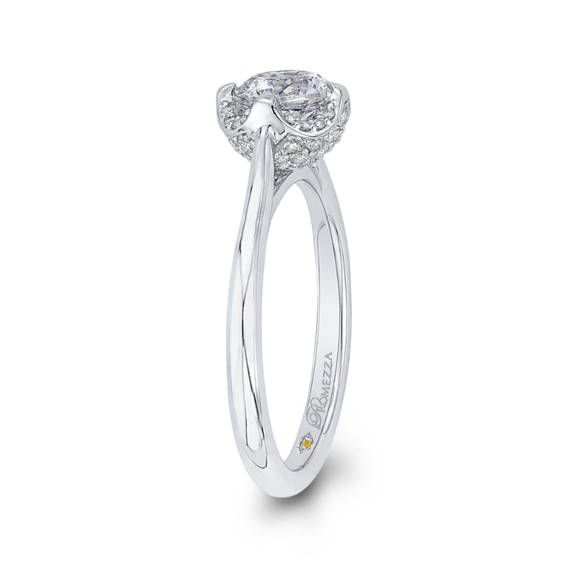 Diamond Engagement Ring in 14K White Gold