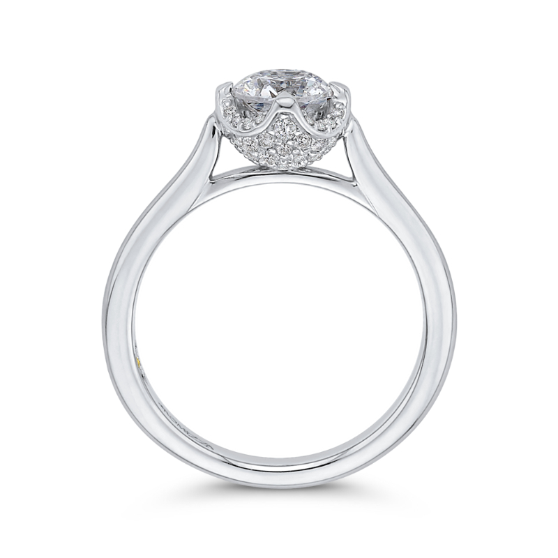 Diamond Engagement Ring in 14K White Gold