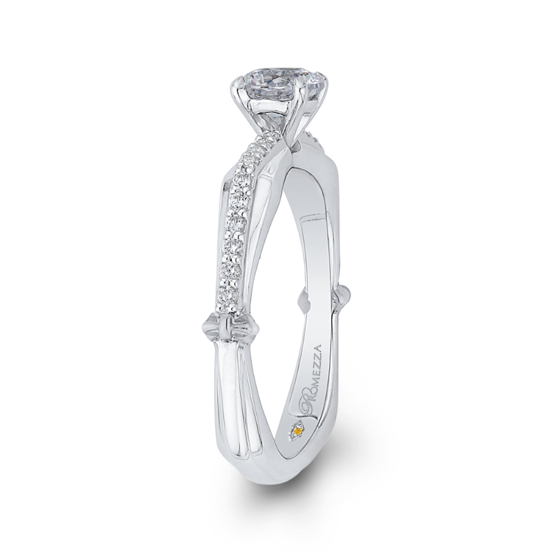 Diamond Engagement Ring in 14K White Gold
