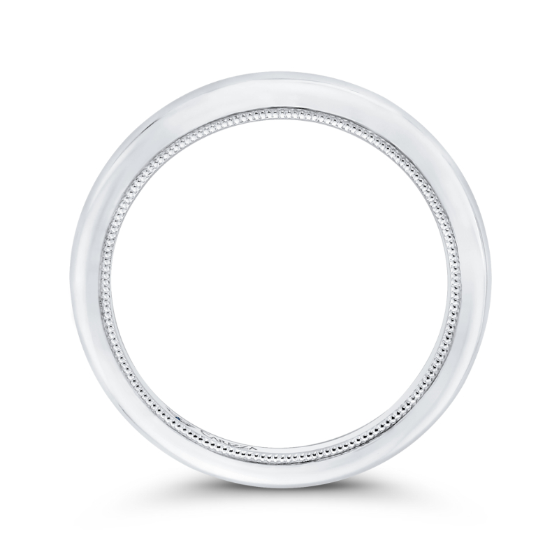 Plain Wedding Band in 14K White Gold