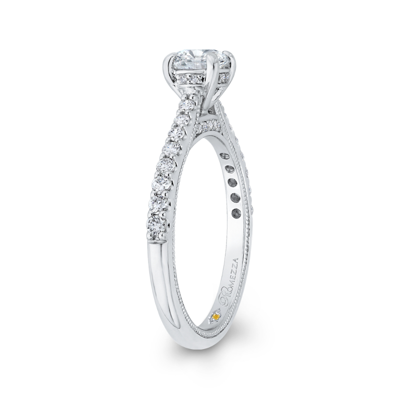Diamond Engagement Ring in 14K White Gold
