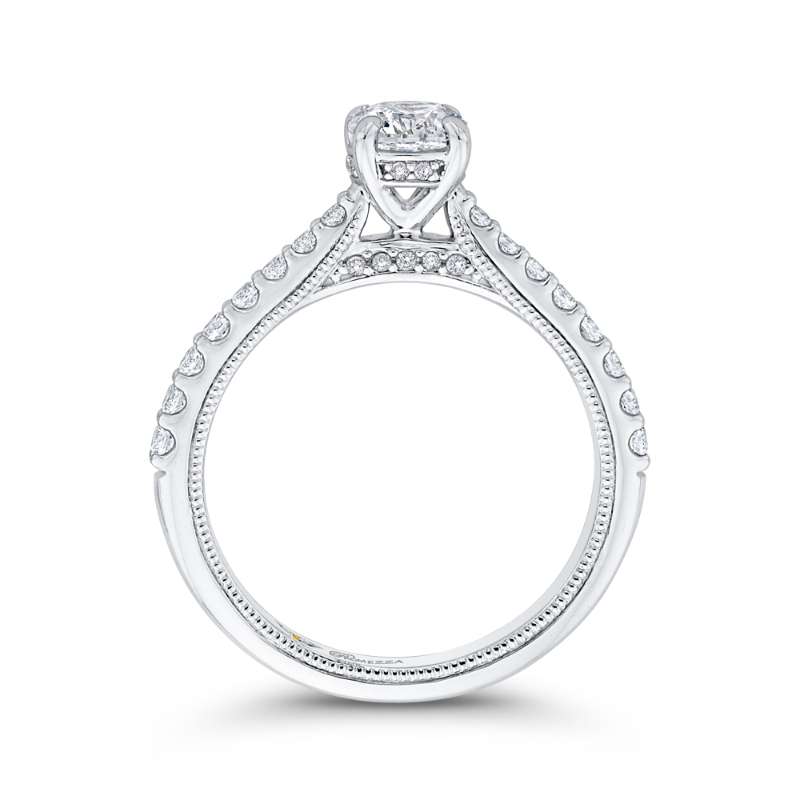 Diamond Engagement Ring in 14K White Gold