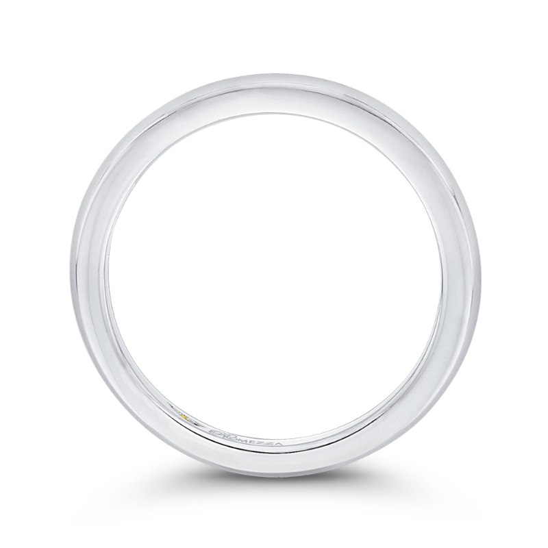 Plain Wedding Band in 14K White Gold