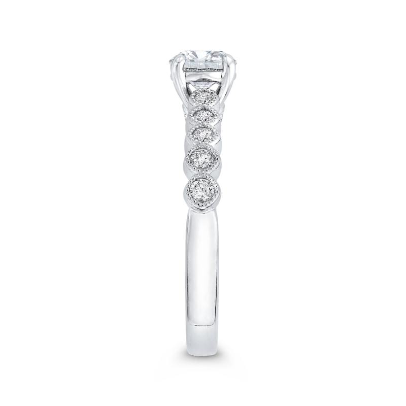 Diamond Engagement Ring in 14K White Gold