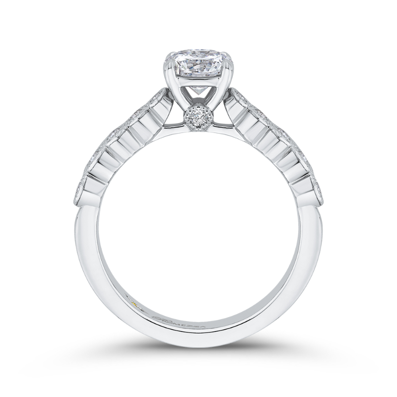 Diamond Engagement Ring in 14K White Gold