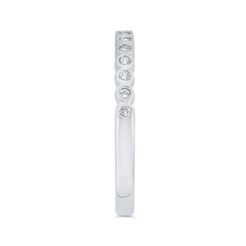 Diamond Wedding Band in 14K White Gold