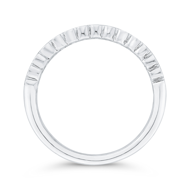Diamond Wedding Band in 14K White Gold