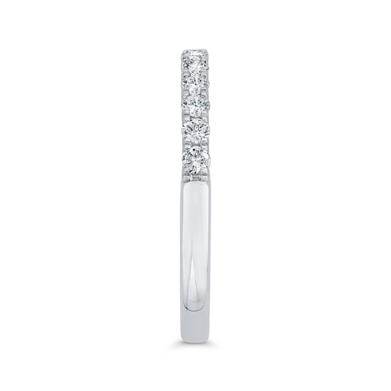 Diamond Wedding Band in 14K White Gold