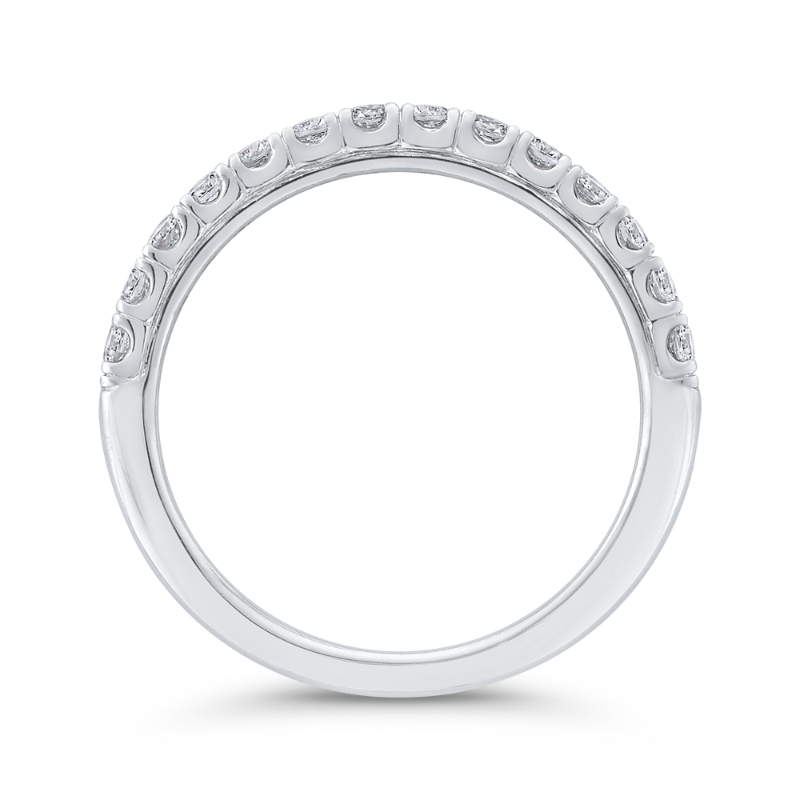 Diamond Wedding Band in 14K White Gold