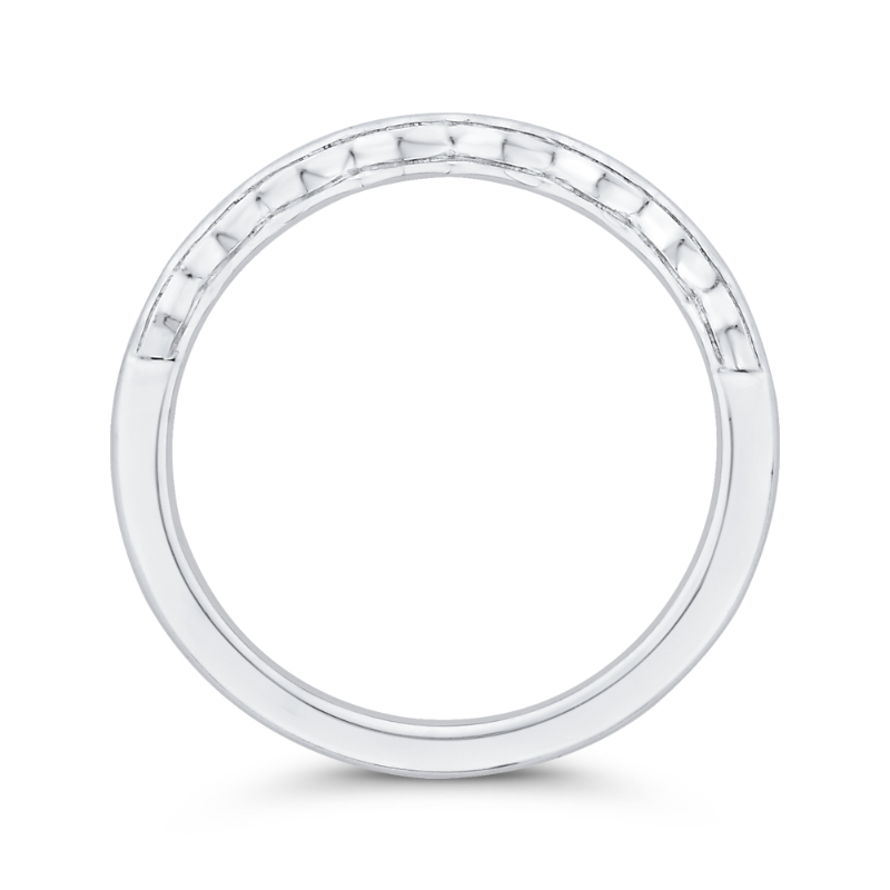 Diamond Wedding Band in 14K White Gold