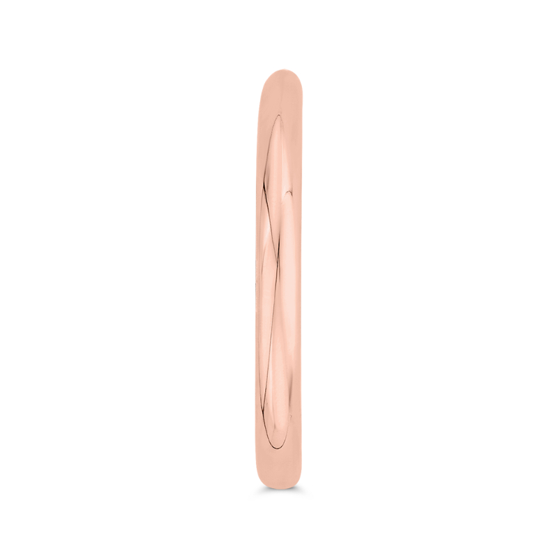 Plain Wedding Band in 14K Rose Gold