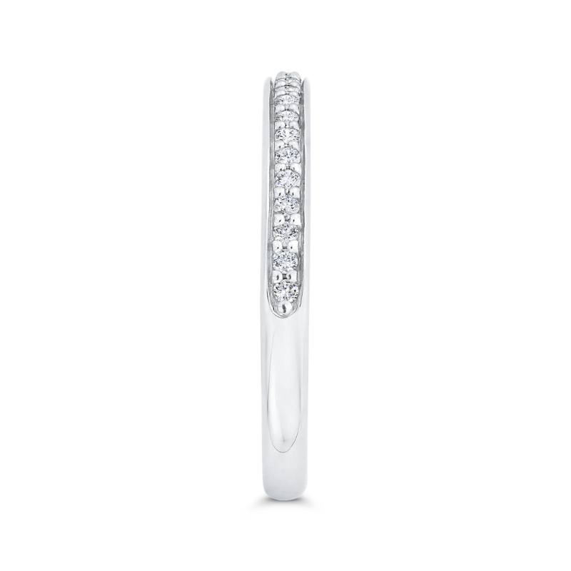 Diamond Wedding Band in 14K White Gold