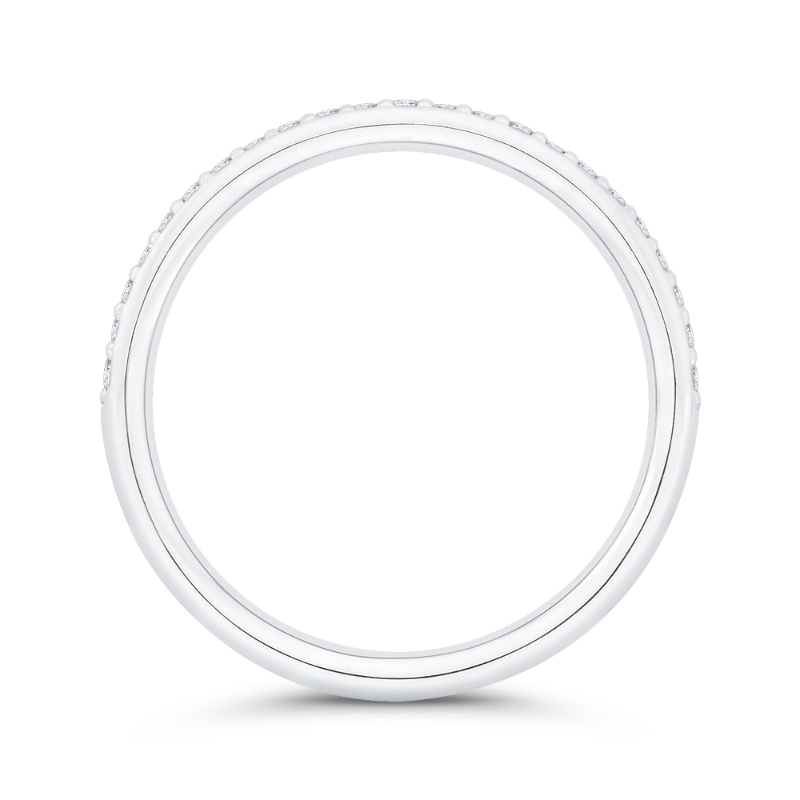 Diamond Wedding Band in 14K White Gold