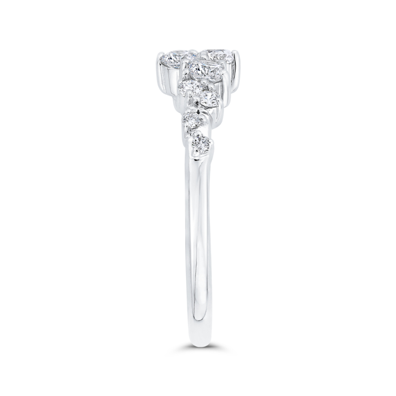 Diamond Wedding Band in 14K White Gold