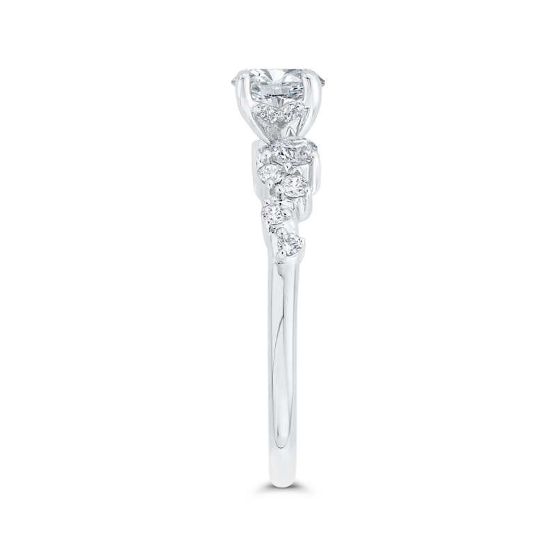 Diamond Engagement Ring in 14K White Gold