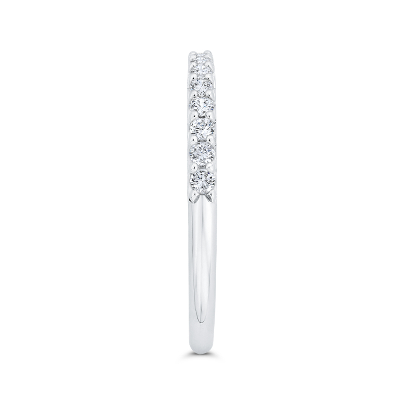 Diamond Wedding Band in 14K White Gold