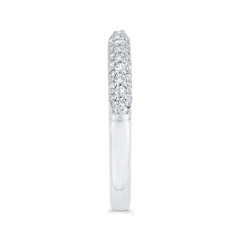 Diamond Wedding Band in 14K White Gold