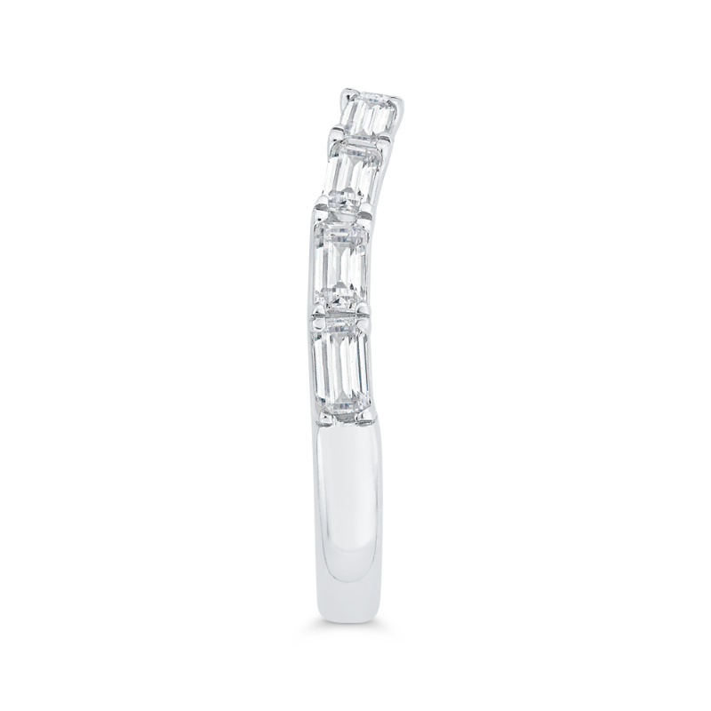Diamond Wedding Band in 14K White Gold