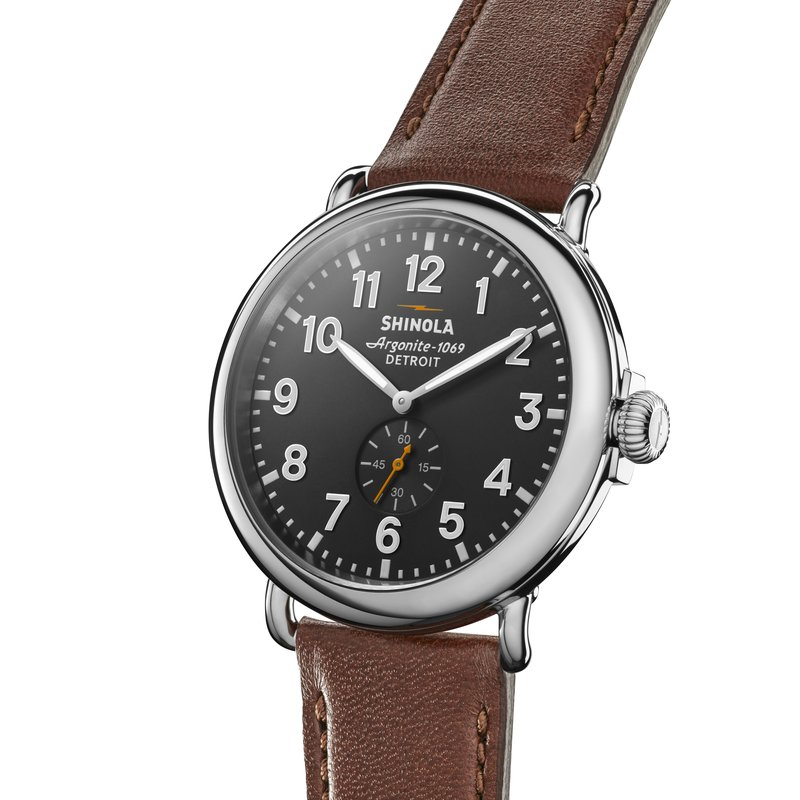 The Runwell 47mm, Leather Strap Watch